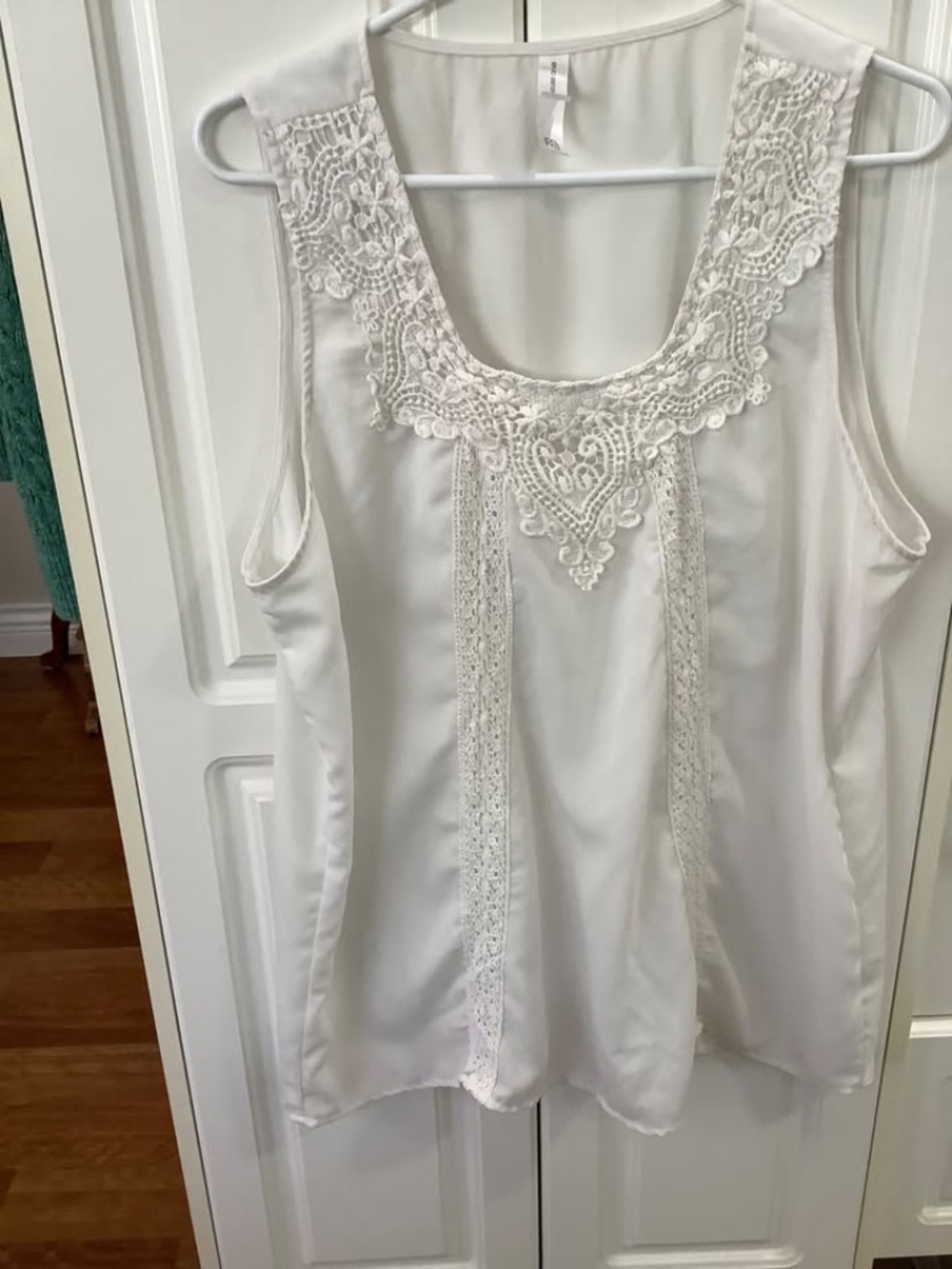 Warehouse One  crochet details top XXL